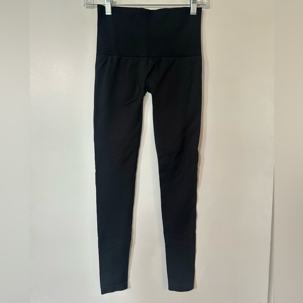 SPANX Black High-Waist Shaping Leggings